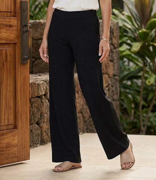 Crepe Wide Leg Pants