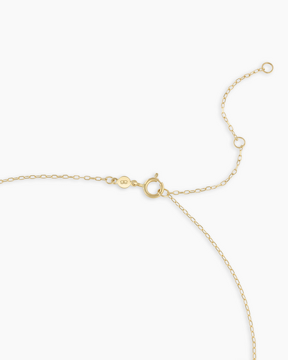 14K Diamond Pavé Mini Heart Necklace
