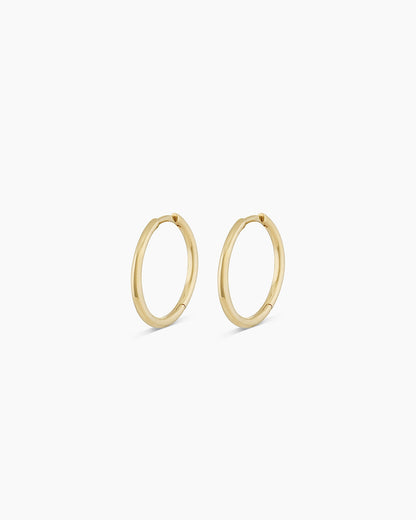 14K Gold Classic Huggies