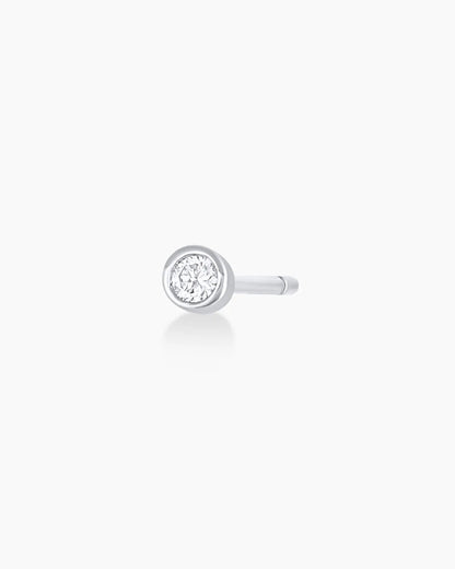 14K Classic Diamond Single Stud