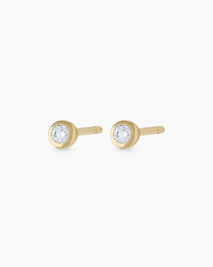 14K Classic Diamond Studs