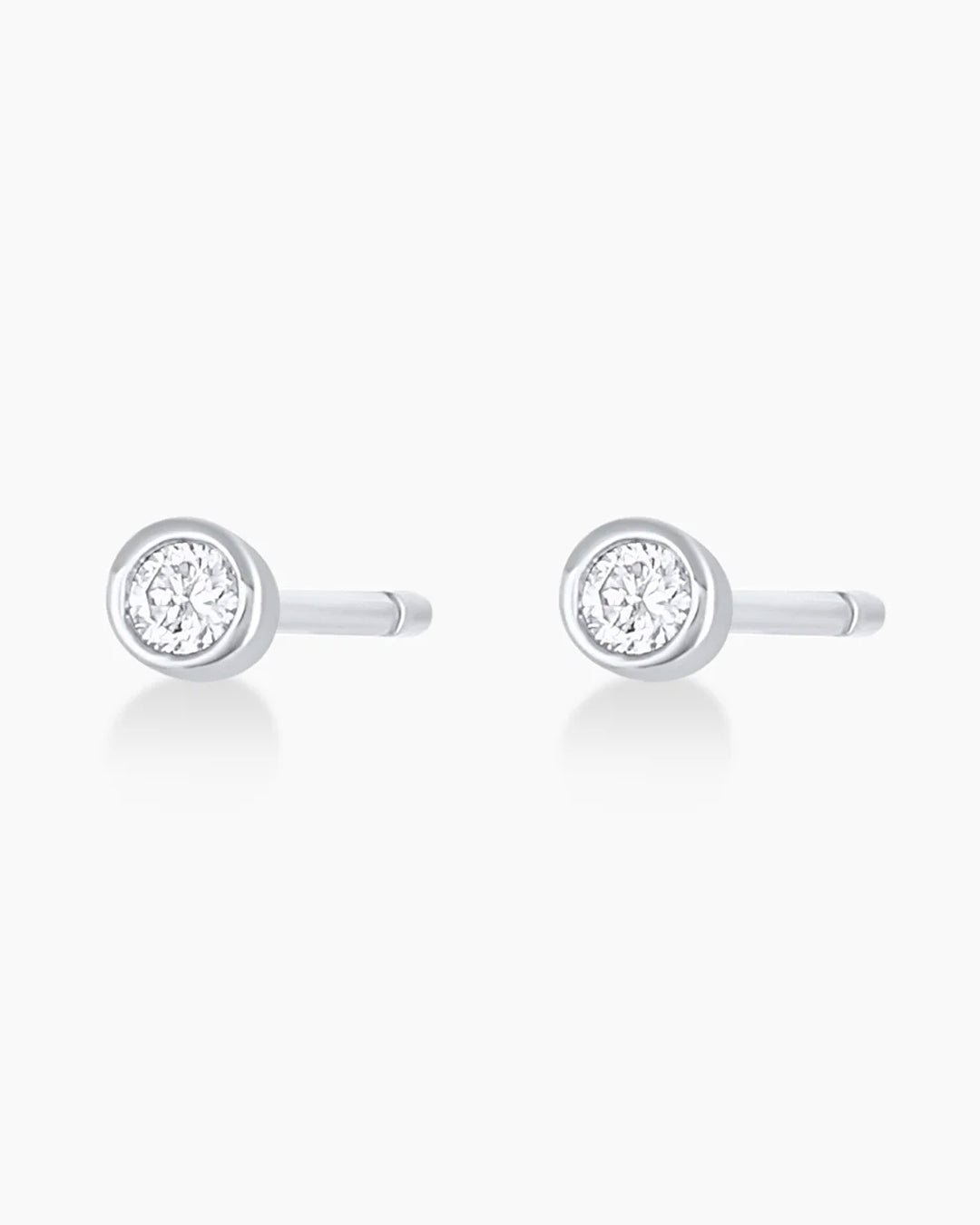 14K Classic Diamond Studs