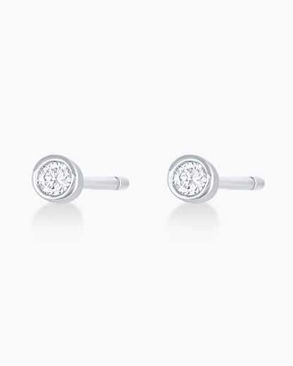 14K Classic Diamond Studs