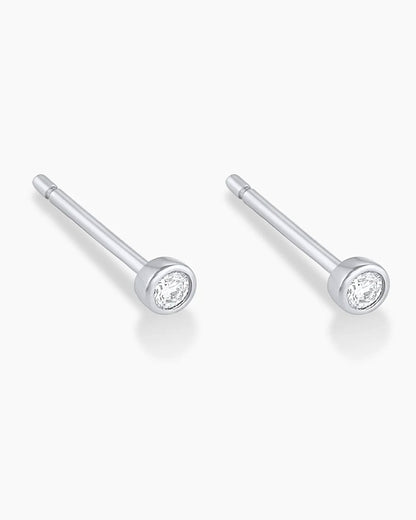 14K Classic Diamond Studs