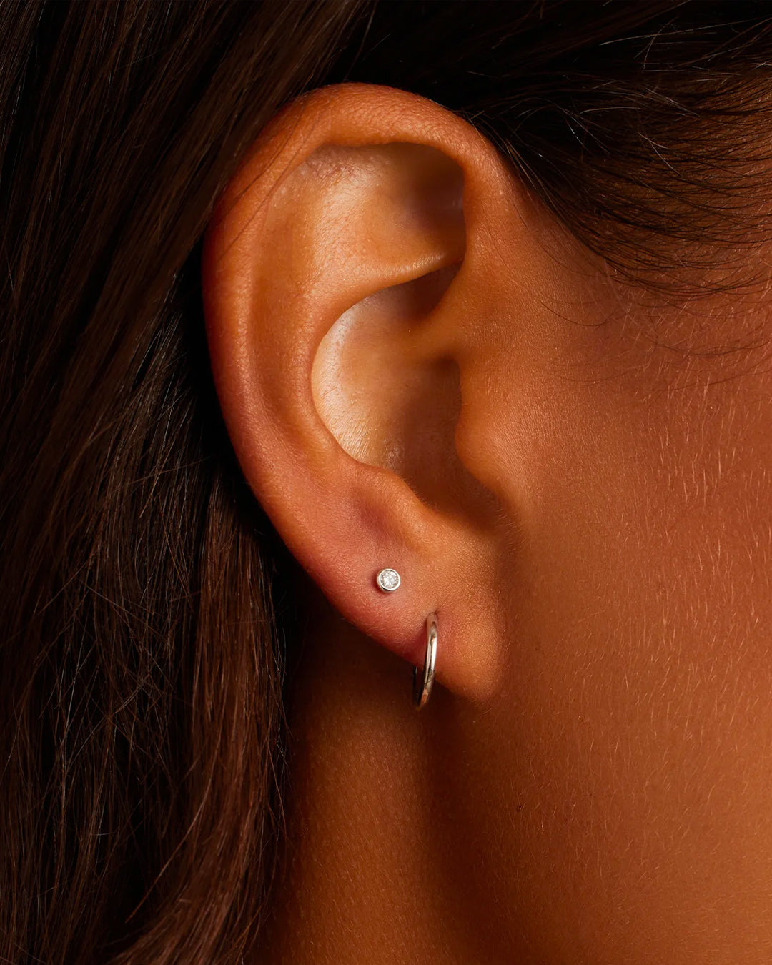 14K Classic Diamond Studs