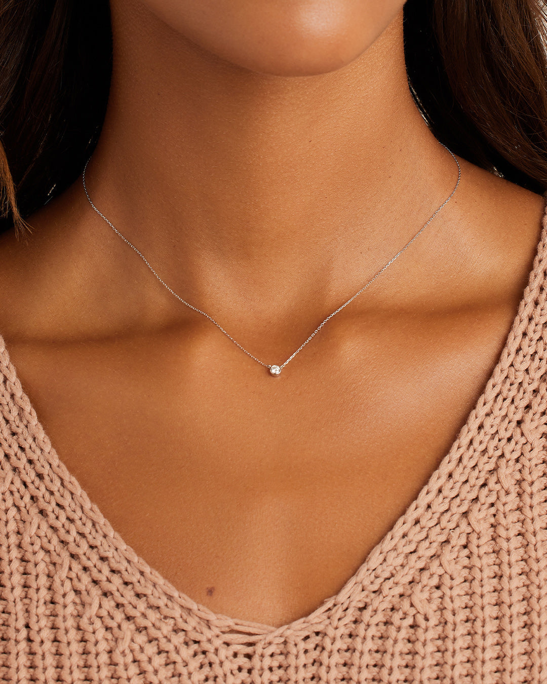 14K Classic Diamond Necklace