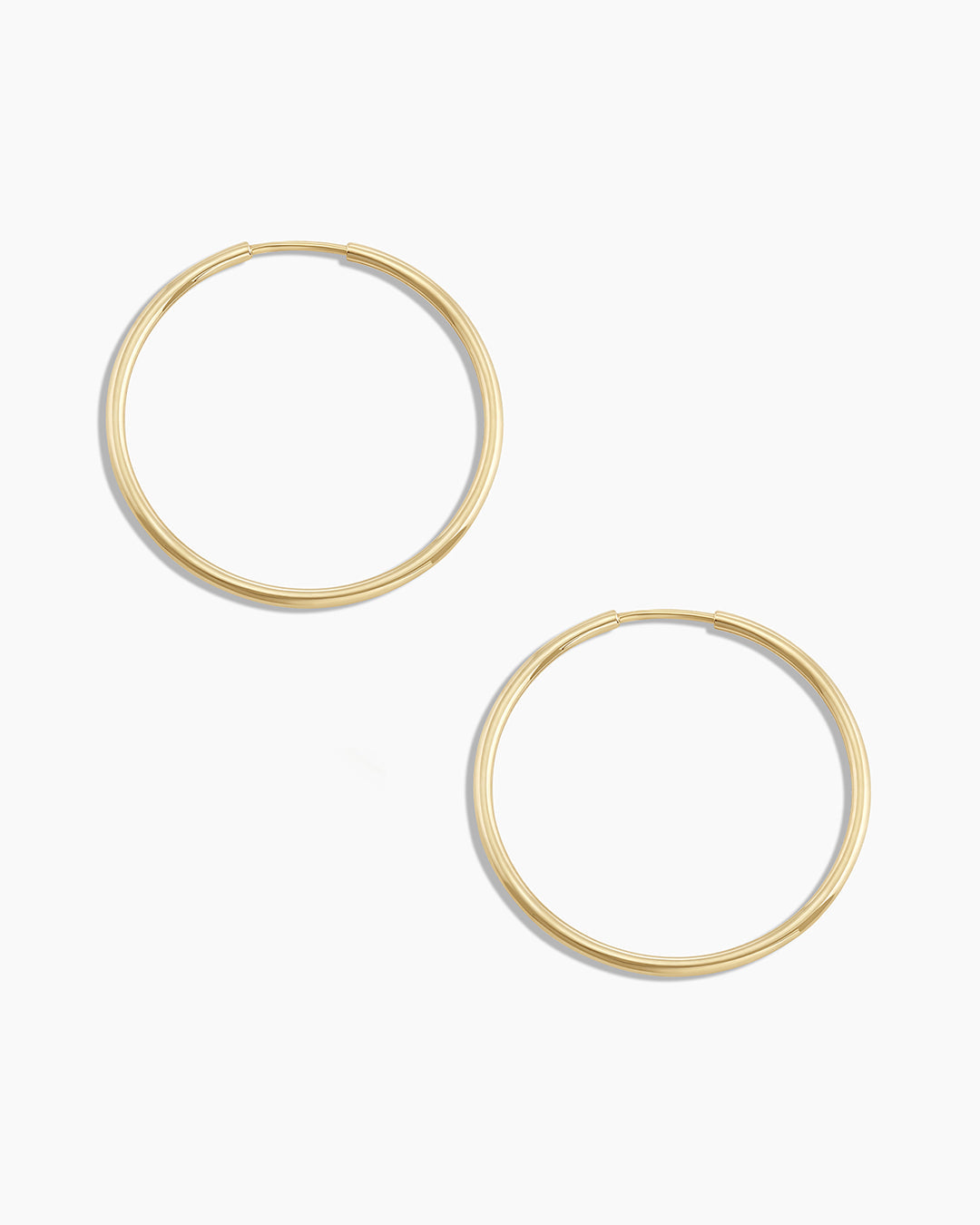 14K Gold Classic Hoops