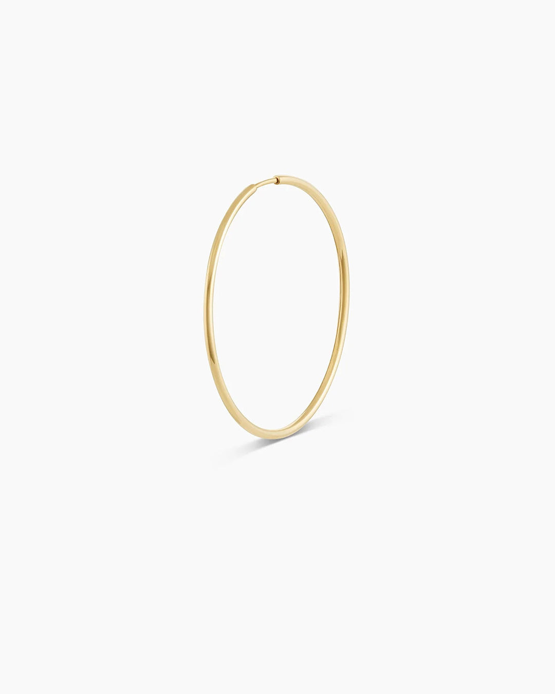 14K Gold Classic Single Hoop