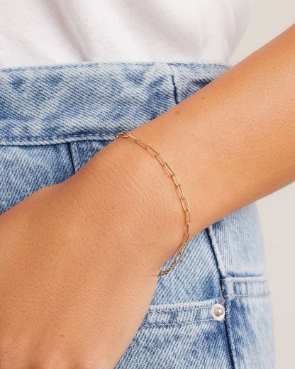 14K Gold Parker Mini Bracelet