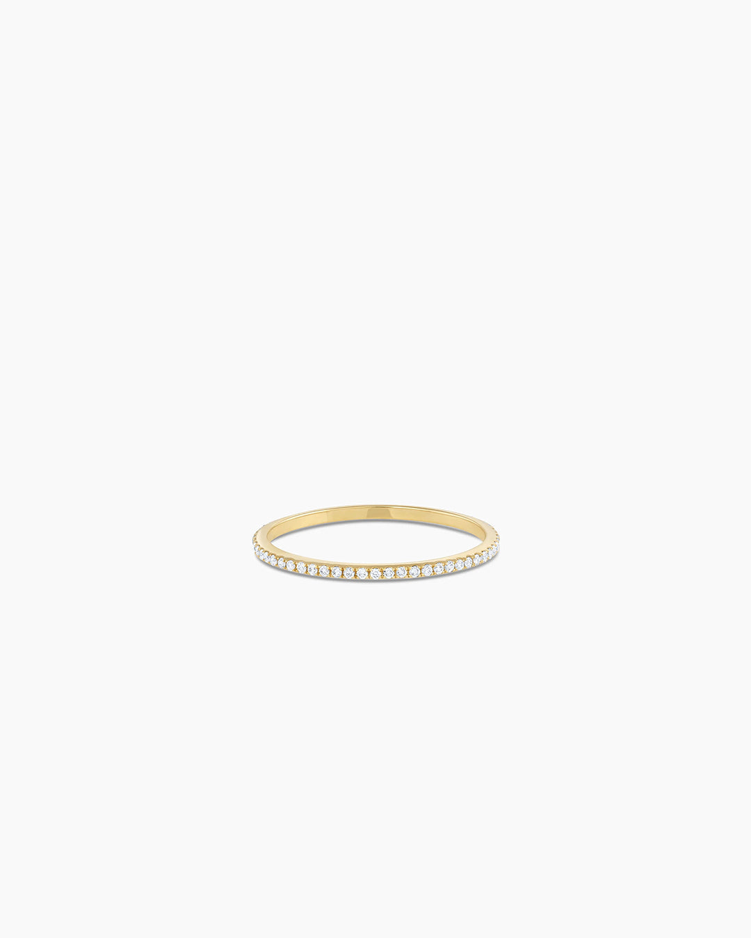 14K Diamond Bar Eternity Ring