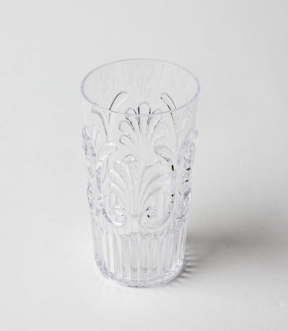 Acrylic Fleur Drinking Glass