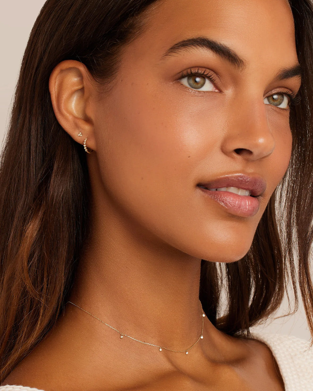 Classic Diamond Trio Stud