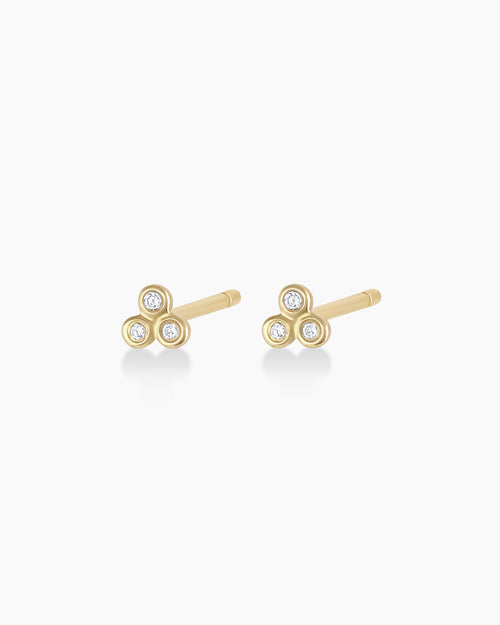 Classic Diamond Trio Stud