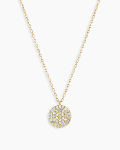 14K Diamond Pavé Necklace