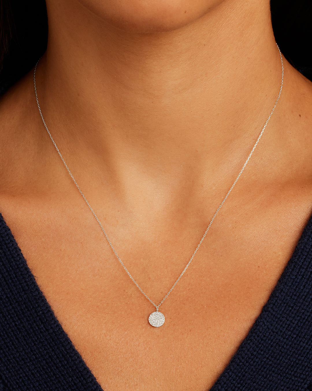 14K Diamond Pavé Necklace