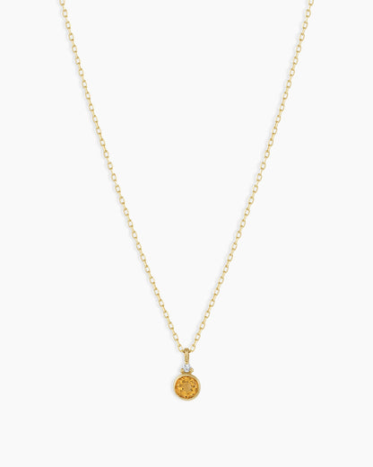 14K Gold Birthstone Necklace