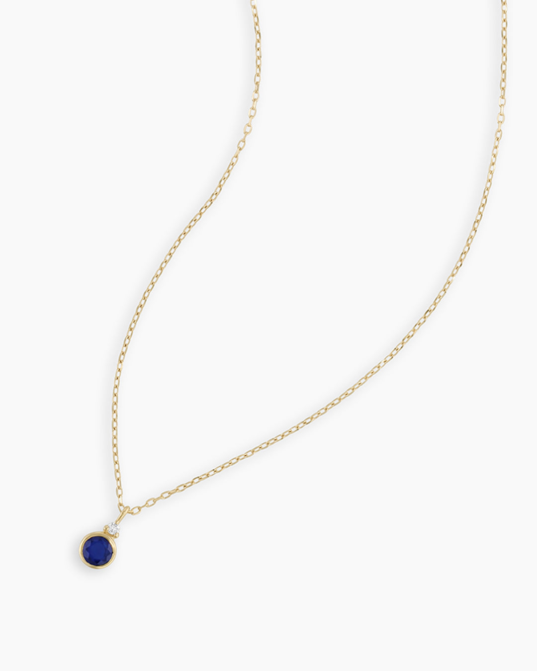 14K Gold Birthstone Necklace