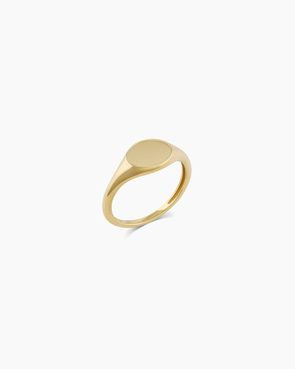 14K Gold Bespoke Signet Ring