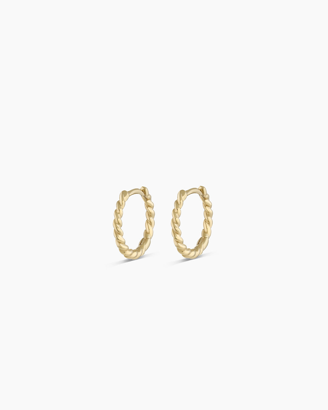 14K Gold Crew Huggies