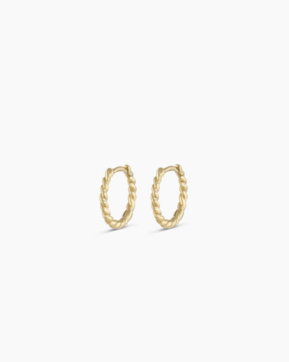 14K Gold Crew Huggies