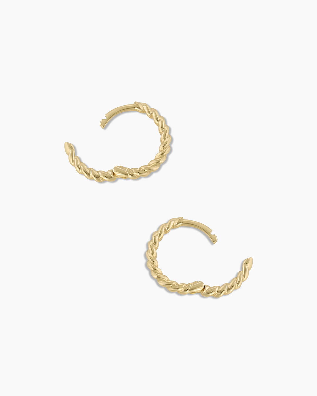 14K Gold Crew Huggies