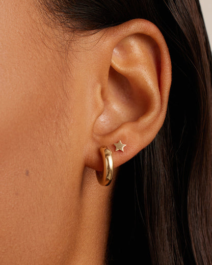 14K Gold Lou Huggies