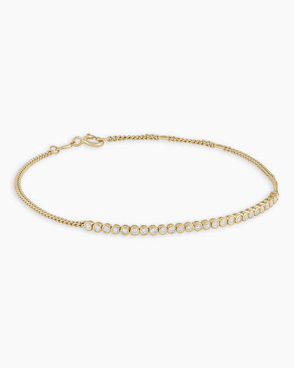 14K Classic Diamond Row Bracelet