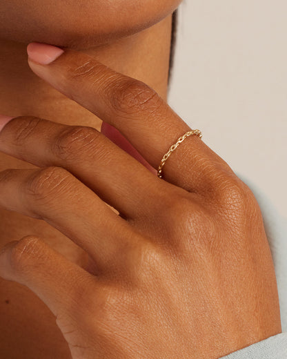14K Gold Parker Ring