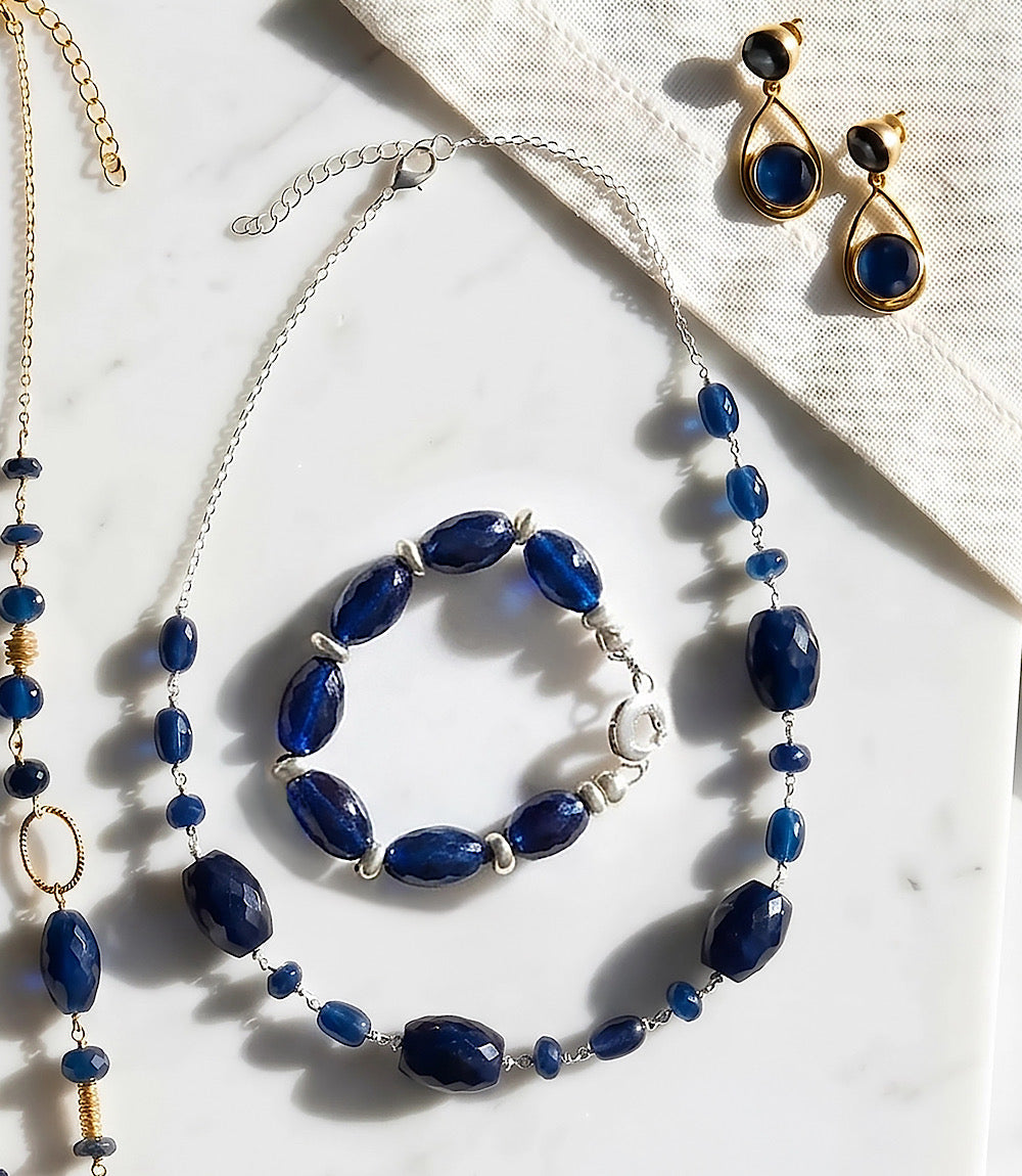 Sapphire Stone Necklace