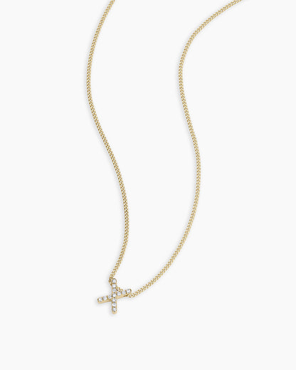 14K Diamond Alphabet Necklace