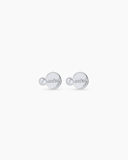 14K Gold Newport Flat Back Studs
