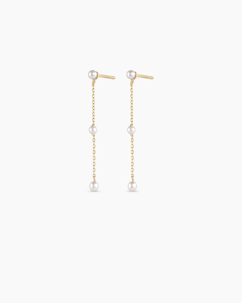 14K Gold Newport Pearl Earrings