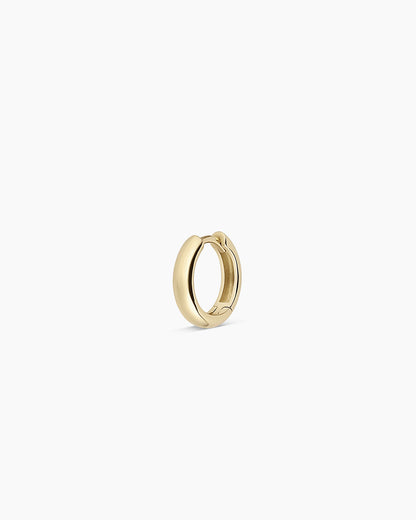 14K Gold Lou Helium Single Huggie