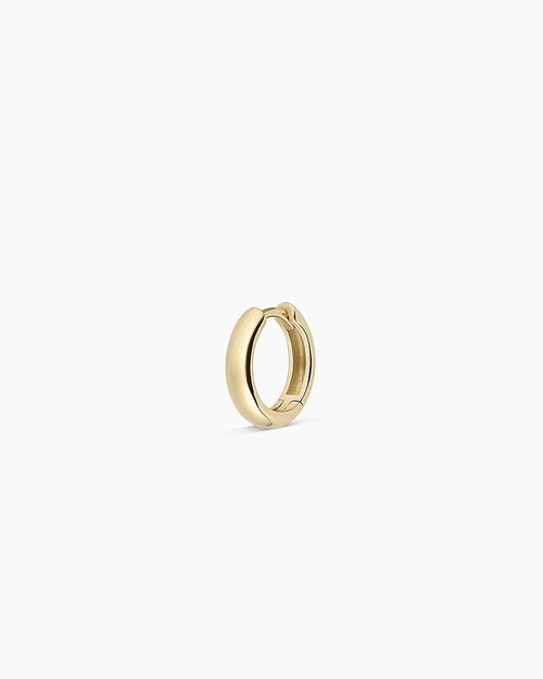 14K Gold Lou Helium Single Huggie