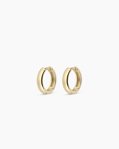 14K Gold Lou Helium Huggies