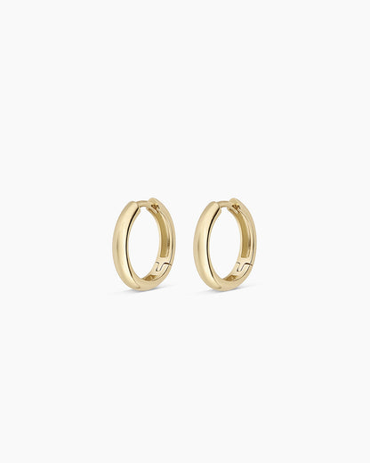 14K Gold Lou Helium Huggies