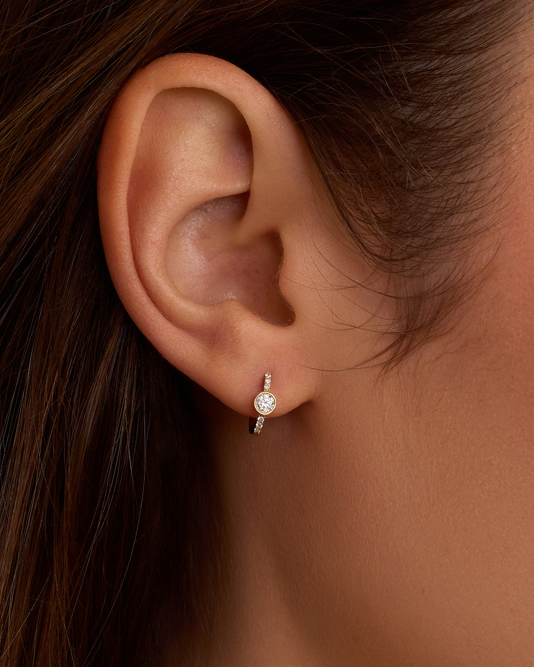 14K Gold Pearl Lariat Necklace