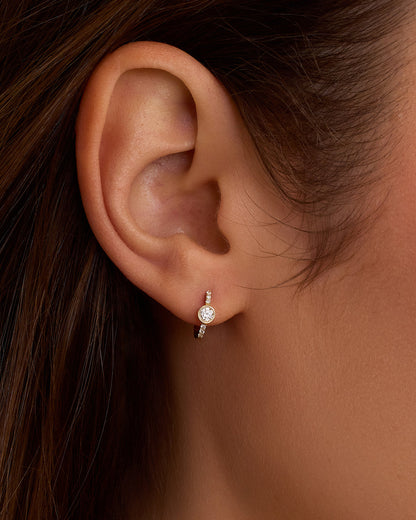 14K Gold Pearl Lariat Necklace