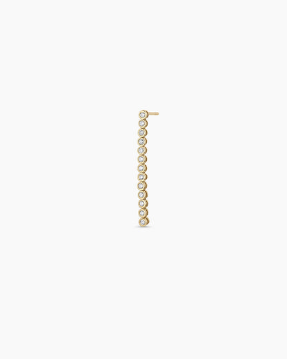 14K Lab Grown Diamond Classic Tennis Drop Single Earring