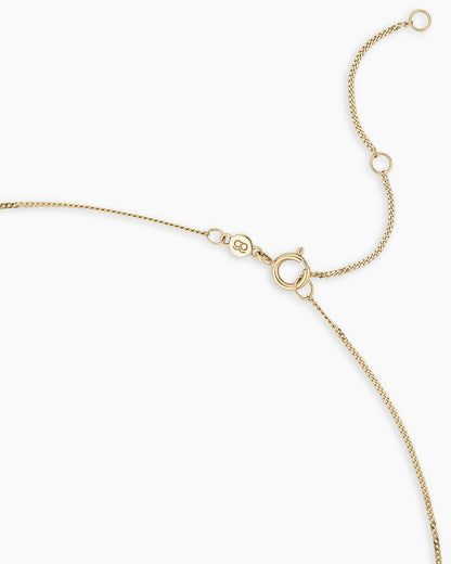 14K Lab Grown Diamond Pear Row Necklace