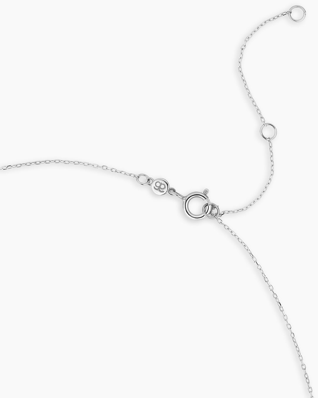 14K White Gold Mama Necklace