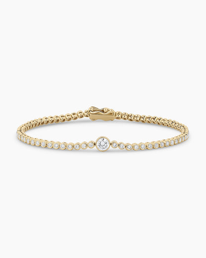 14K Lab Grown Diamond Circle Tennis Bracelet