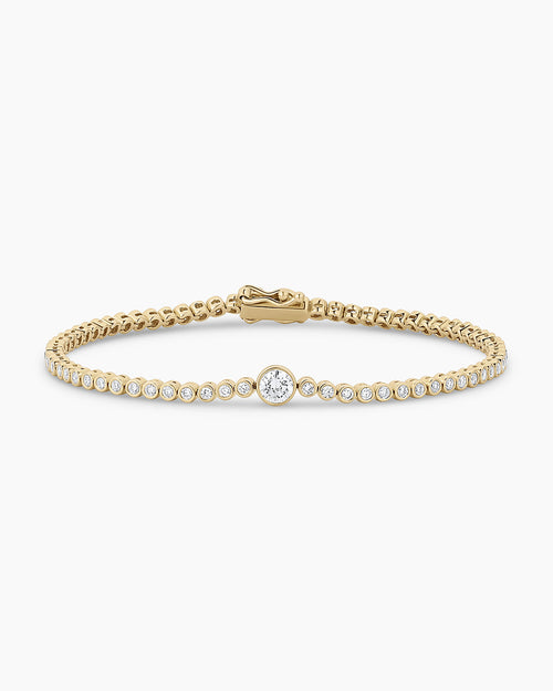 14K Lab Grown Diamond Circle Tennis Bracelet