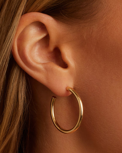 14K Gold Carter Single Hoop
