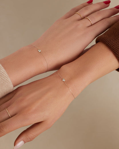 14K Diamond Bond Bracelet