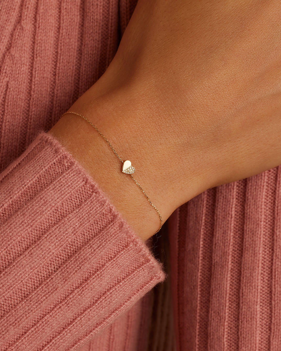 14K Diamond Bond Bracelet