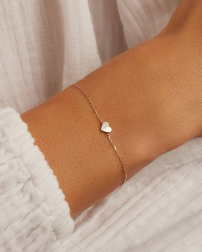 14K Diamond Bond Bracelet