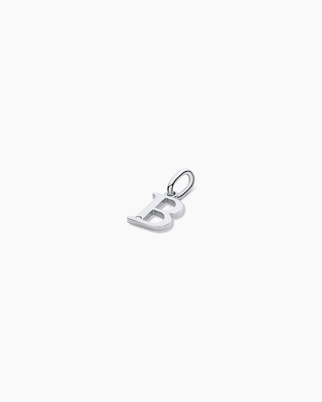 14K Diamond Vintage Alphabet Charm