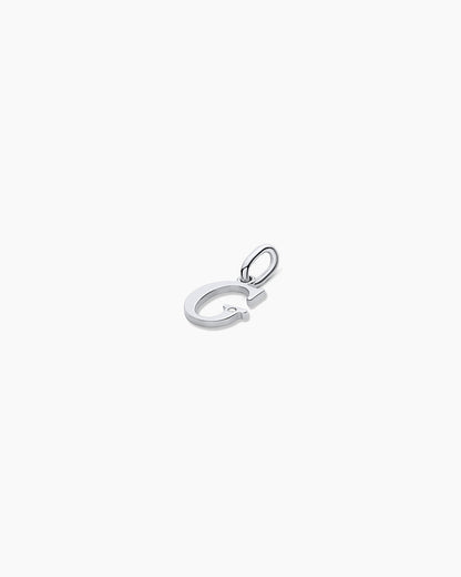 14K Diamond Vintage Alphabet Charm