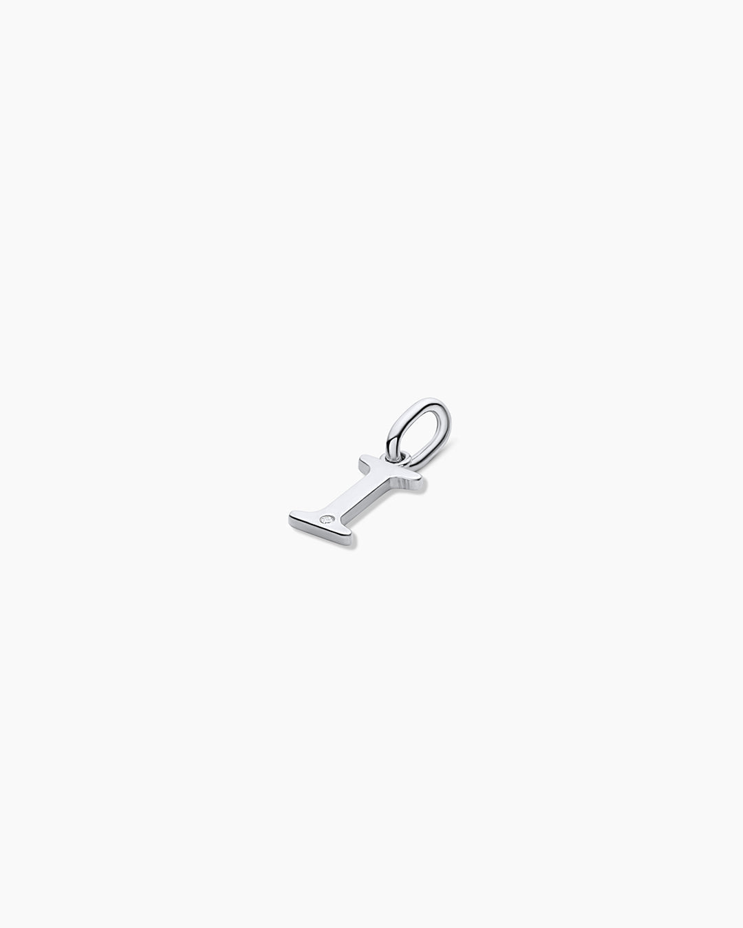 14K Diamond Vintage Alphabet Charm